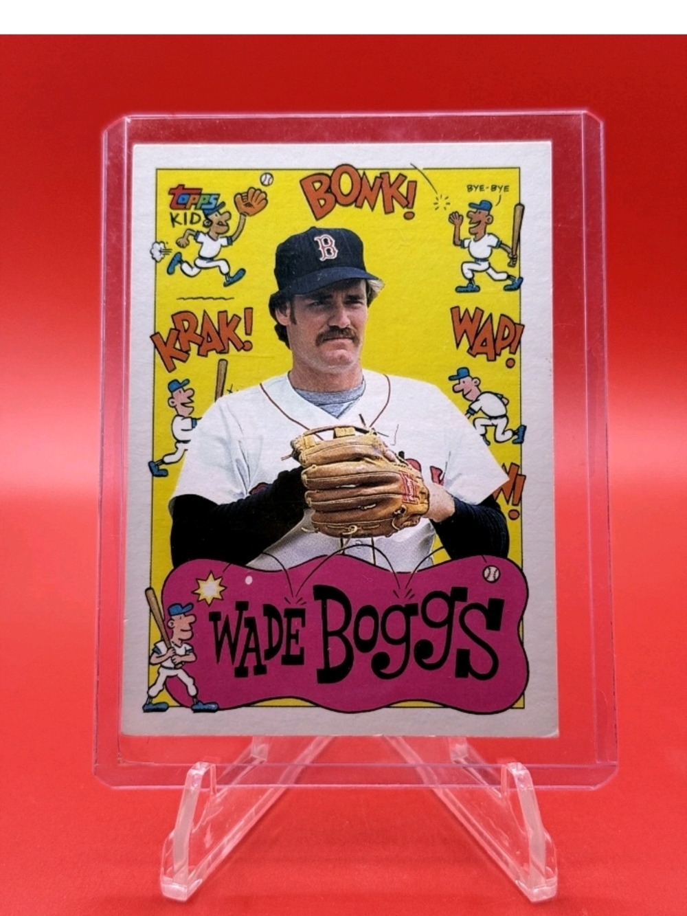 Topps Kids Baseball Card - Yellow, Pink, Blue